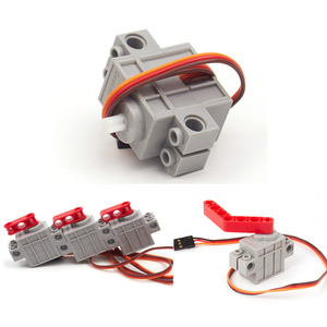 DP3009 двигатель постоянного тока ABS развивающая игрушка DIY Программирование 270 угловой двигатель постоянного тока технический блок