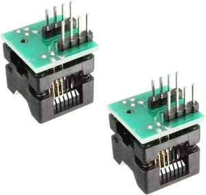 Módulo convertidor de enchufe adaptador de programador HiLetgo SOIC8 SOP8 a DIP8 EZ con accesorios de conector de proveedor Merrillchip de 150mil - Product Image 1