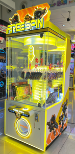 2022トップアーナーコイン式ギフトゲーム機フリースピンクリップステッカーカードスキルゲーム機 - Product Image 3