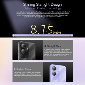 Ulefone Note 21 4gb + 128GB人脸识别指纹解锁6.56英寸安卓14 Unisoc T606八核4g双卡OTG手机