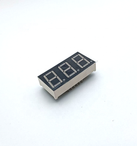 Kunden spezifische 0,52 Zoll 3-stellige mehrfarbige 7-Segment-LED-Anzeige für Haushalts geräte - Product Image 1