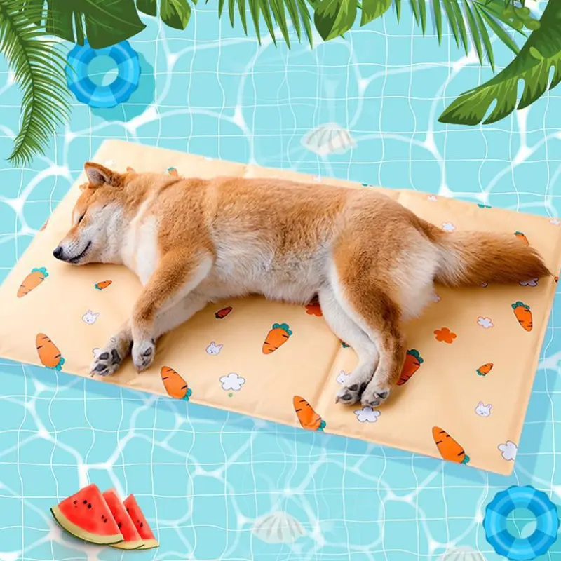 Ungiftige große Hunde kühl matte Pad Pet Cat Wasch bare Sommer kühl matte Hund Schlaf kühle Matte für Hunde