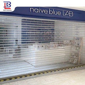 Papan desain Modern otomatis kristal transparan mal belanja pintu rana bergulir - Product Image 5