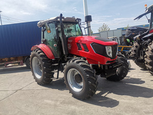 高品质90HP迷你4x4拖拉机小型和大型4轮农用机械，带4WD工厂价格销售 - Product Image 6