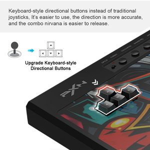 Arcade fight stick pxn x8 joystick wired game controller fighting stick for pc/android/ps3/ps4/nintendo switch/<strong>Xbox</strong> One/series - Product Image 5