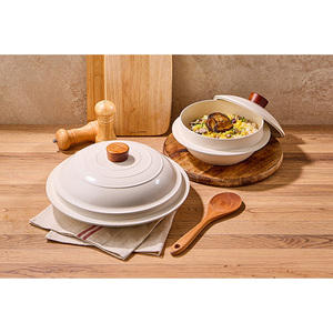 Hàn Quốc truyền thống Vạc chống xước không dính đồ nấu nướng với Anion Lớp phủ gốm cho nấu ăn lành mạnh - Product Image 5