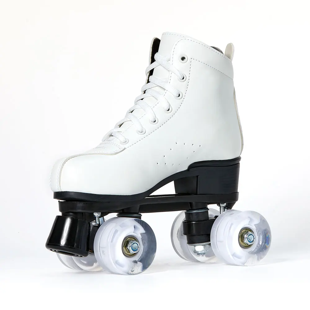 Roues blanc-rose