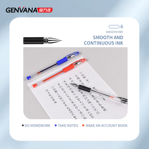 Genvana Khuyến Mại Bút Bi 0.5Mm Bằng Văn Bản Chiều Rộng Nhựa Gel Bút Gel Bút Mực Cho Khách Sạn Văn Phòng Trường Rollerball Bút - Product Image 4