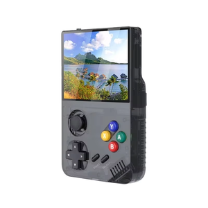 M19ハンドヘルドゲームプレーヤークアッドコアCPUポータブルゲームコンソールのアップグレード64GB128GB30000 PSP/PS1/MAME16/32/128ビット用の無料ゲーム
