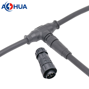 Tarım için dış aydınlatma güç dize kablo uzatma tel su geçirmez IP67 T konektörü - Product Image 5