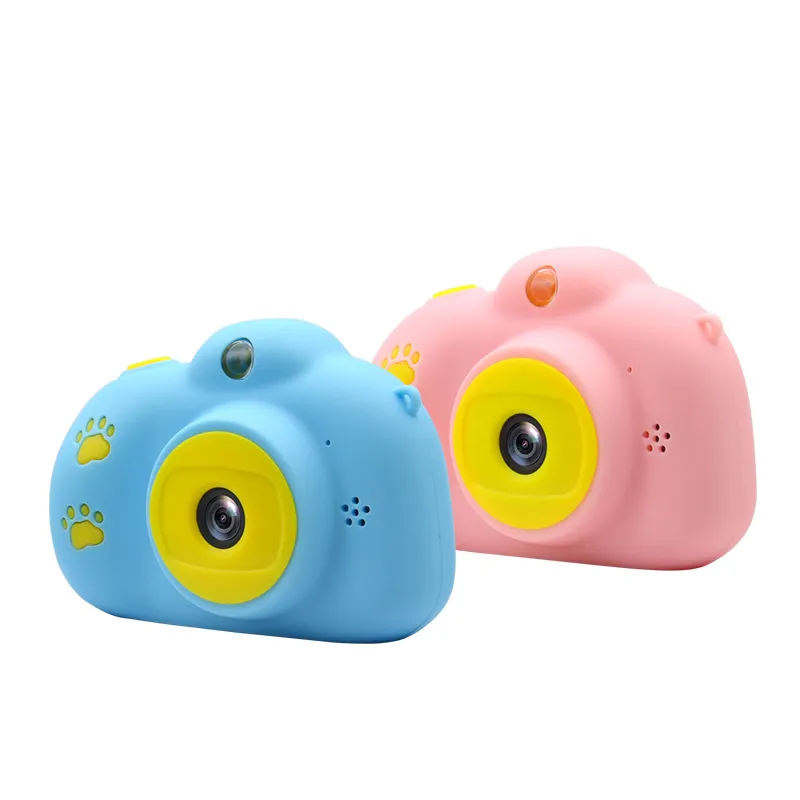 Enregistreur vidéo en couleur pour enfants, avec Design mignon, double objectif, caméra numérique 1080p, accessoire pour tout-petits
