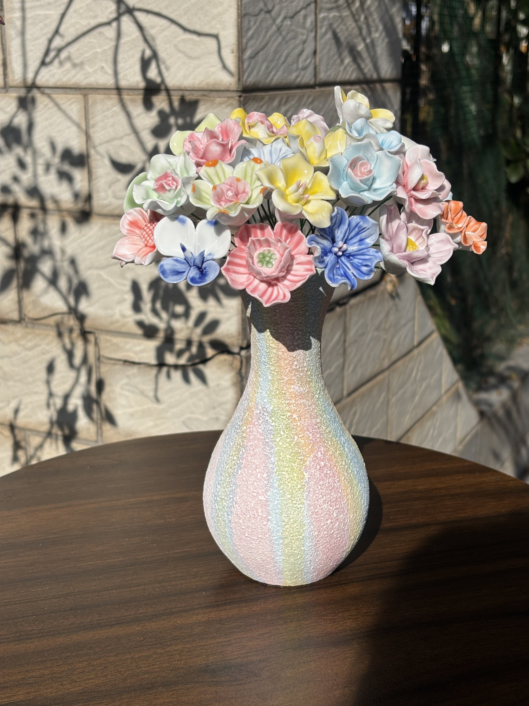Vertical rainbow bottle-30-40 no flowers