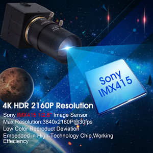 ELP Camera 4K USB 2.0 mit MIC UHD Web Camera mit IMX415 Sensor, 10XZoom Plug und Play USB Computer Webcam für Laplap PC - Product Image 4