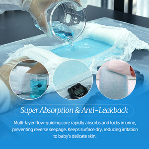 Pannolino traspirante del bambino del pannolino del bambino del tessuto Non tessuto con il pannolino del bambino di alta qualità ed il pannolino libero del bambino del campione - Product Image 3