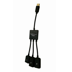 批发3 in 1 USB型C OTG集线器分离器延长线连接鼠标键盘usb C 3.1集线器数据线 - Product Image 4