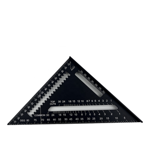 7-inch Hợp kim nhôm kim loại tam giác thước đo công nghiệp thợ mộc đo bố trí công cụ cho DIY chế biến gỗ OEM - Product Image 3