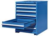 洛克本高品质工厂定制重型多抽屉可锁工具柜车间箱 - Product Image 2