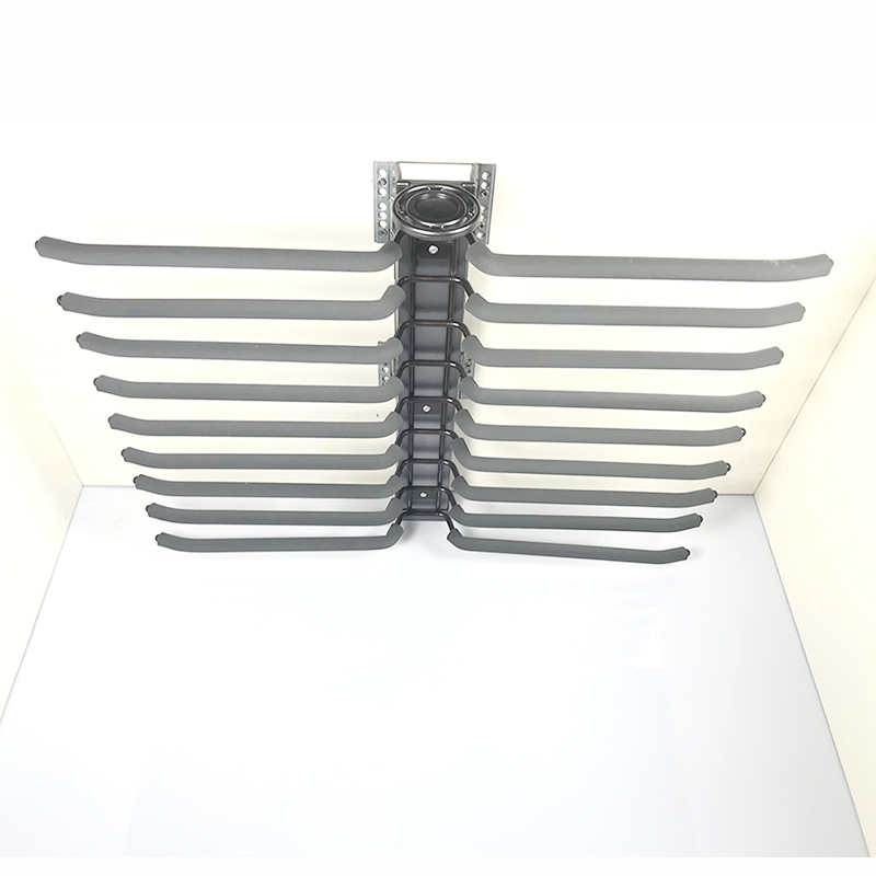 2021 top mounting slide out trousers pants hanging rack/wardrobe trousers rack/classification box  for wardrobe cabinet storage
