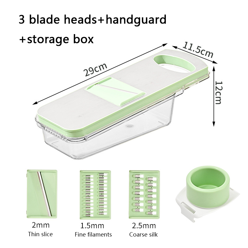 light green- 3 blades