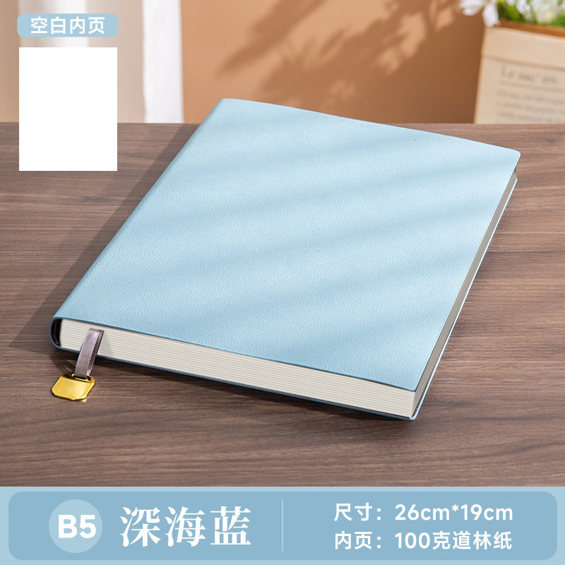 Peau de litchi blanc bord blancs b5-bleu