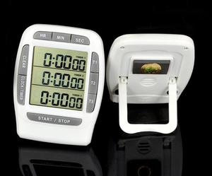 Multifunktion aler Küchen-Kocht imer 3 Anzeige kanäle Elektronische Countdown-Funktion Timer Zeit zähl gerät - Product Image 5
