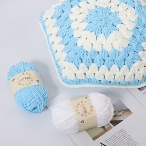 יצרן הסרוגה פוליאסטר 100% חוט סריגה עבה קטיפה chenille צ 'אנל רך