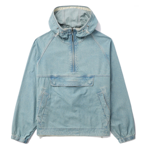 批发定制时尚休闲蓝色男士水洗牛仔夹克 - Product Image 1