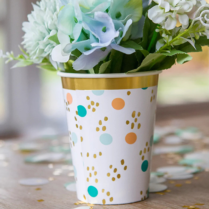 vaso de papel para feria