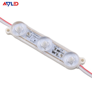 Yüksek verim 3 Led ışık modülü 150lm/w 1.08w dc12v Lens 175 derece açık ışıklı işaret - Product Image 1