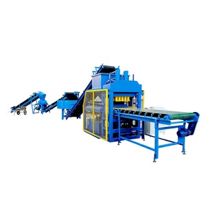 Hby 4-10 automática completa de bloques entrelazados haciendo máquina de moldeo en Uganda y japón - Product Image 1