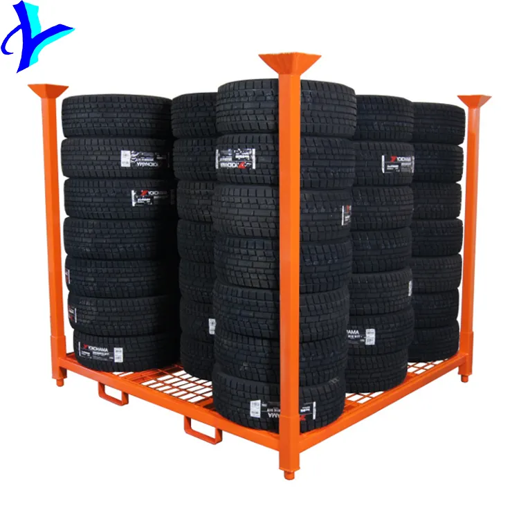 Factory Hot Selling Warehouse Heavy Duty Steel Tyre Storage Rack