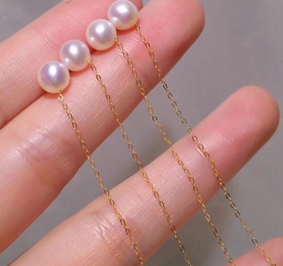 pendientes de perlas de 4,5 mm