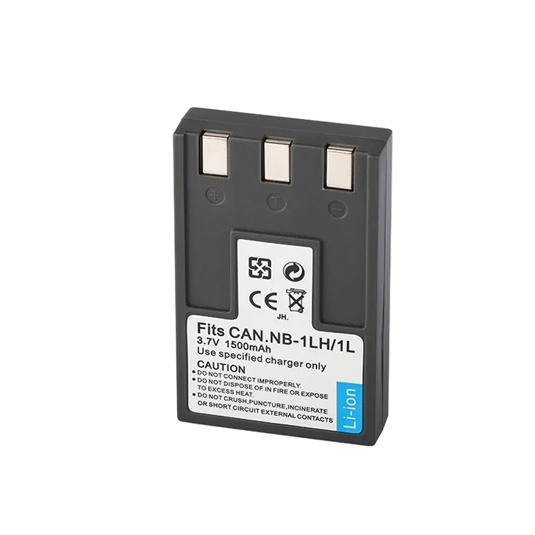 HSU NB-1L NB-1LH NB1L 1500 mAh Batterie (1-Pack) pour Canon S110 Digital ELPH S200 S230 S300 Shot S330 Power NB 1LH