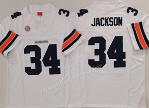 Venta al por mayor Auburn Football Jerseys 34 # Jackson 2 # Newton Top Quality Stitched VP Limited Football Games Jersey - Product Image 2