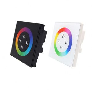 Rgb светодиодный контроллер с сенсорной панелью настенный PWM 12v 24v 12A 288w неоновый цветной контроллер света smd5050 rgb сенсорная панель - Product Image 5