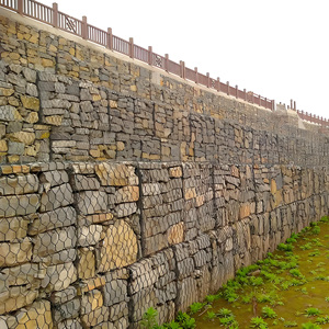 Stone Cage <strong>Net</strong> Cage Metal Iron <strong>Net</strong> Cage <strong>with</strong> 8 * 10cm <strong>Mesh</strong> Holes for Stone Installation in Rivers - Product Image 2