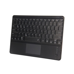 Mini Teclado retroiluminado táctil inalámbrico de 10 pulgadas en idioma OEM para ordenador portátil Tablet PC Teléfono móvil trackpad teclado - Product Image 2