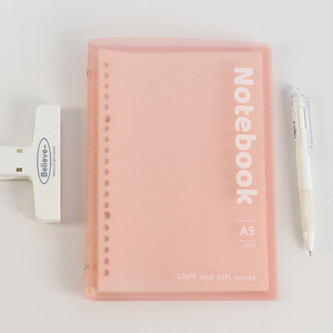 Nuevo cuaderno de hojas sueltas desmontable personalizado cuaderno creativo de PP con Cuaderno de 10 agujeros A5 B5 - Product Image 1