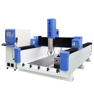 Techpro 1325 роторная ось ЧПУ маршрутизатор 4 оси ATC Камень CNC маршрутизатор гравировальный станок для гранита мрамора цементная плита - Product Image 2