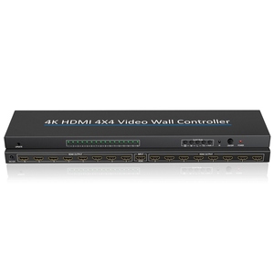 4K Compatible con controlador de pared de video HDMI 4X4/2X2 1 entrada y 16 salidas 2/4/6/9/16 opciones Accesorios de audio y video - Product Image 2