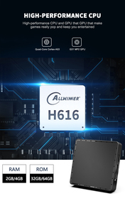 Sistema operativo Android, 4GB de RAM, 32GB de ROM, Quad-Core, CPU, reproductor multimedia inteligente, 2,4G, 5G, doble banda, WiFi, BT 5,0 con Ethernet 10/100M - Product Image 5