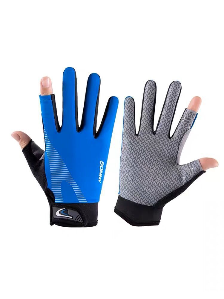 Blue full finger