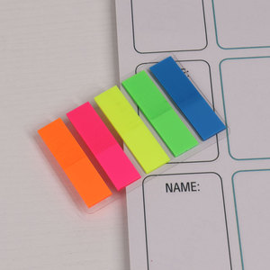 Cute Translucent Color Highlight <strong>Index</strong> Stickers Thin Strip Arrow Mark Sticky <strong>Note</strong> for Stationery <strong>Notebooks</strong> Paper Material - Product Image 4