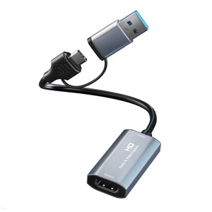 电脑摄像机视频采集卡实时流记录会议4k高清电视到USB/usb-c高清电视视频采集器盒 - Product Image 2