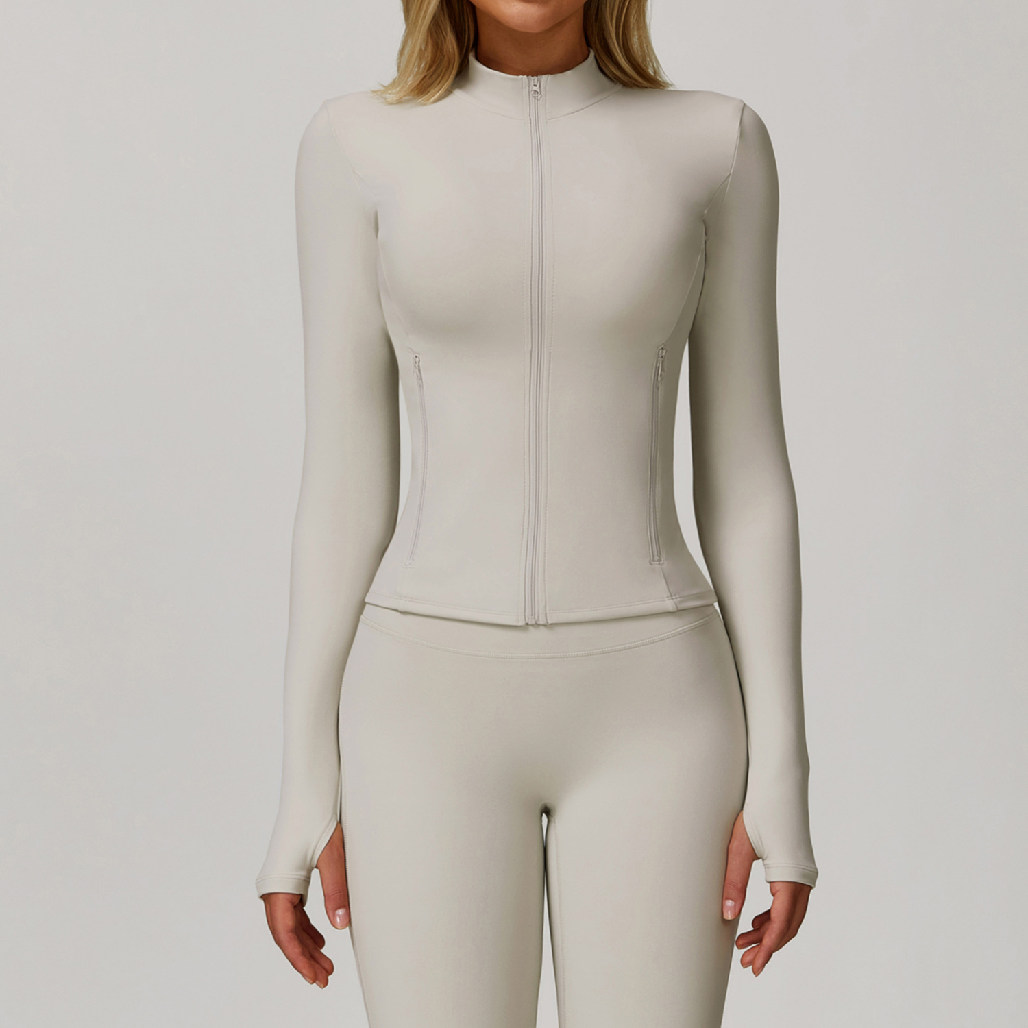Beige-Jacket