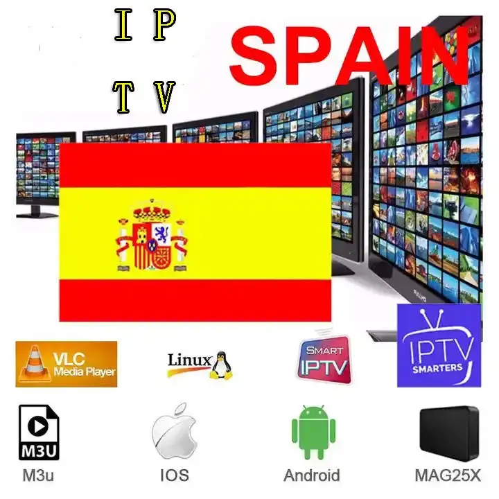 espana Abonnement spanien latein spanisch latino procaja ip tv unterstützung android tv box telefon pc m3u ip tv 24 stunden kostenloser Test