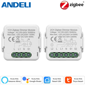1CH 2CH 2way <strong>Zigbee</strong> Need <strong>Zigbee</strong> Gateway Hub LED Dimmer Smart Module Remote Control DIY TUYA SMART LIFE - Product Image 4