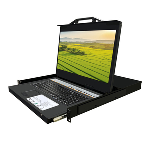 热键17.3 “18.5” 19 “液晶KVM抽屉，带8端口1U机架安装KVM VGA USB交换机控制台 - Product Image 1