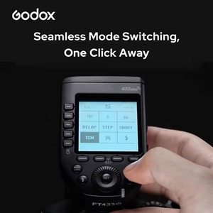 GODOX FT433 TTL ทริกเกอร์แฟลชไร้สายสำหรับ Sony สำหรับ Nikon สำหรับ Canon สำหรับการควบคุมแอปบลูทูธความถี่433MHz - Product Image 6