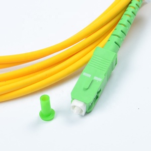 FC APC TO SC APC โหมดเดียว Simplex 1ม. 3ม. 3.0มม. 9 125UM G652D PVC LSZH onfr OFNP สายแพทช์ไฟเบอร์ออปติกสำหรับ FTTH - Product Image 2